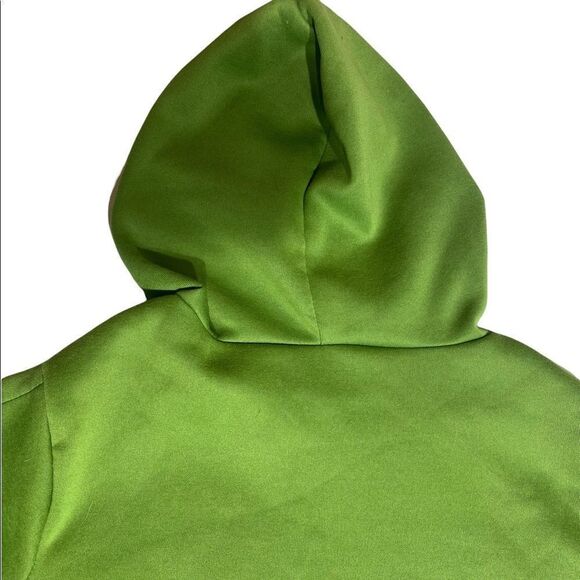 Green Frog hoodie zipper on hood size M - Picture 6 of 10